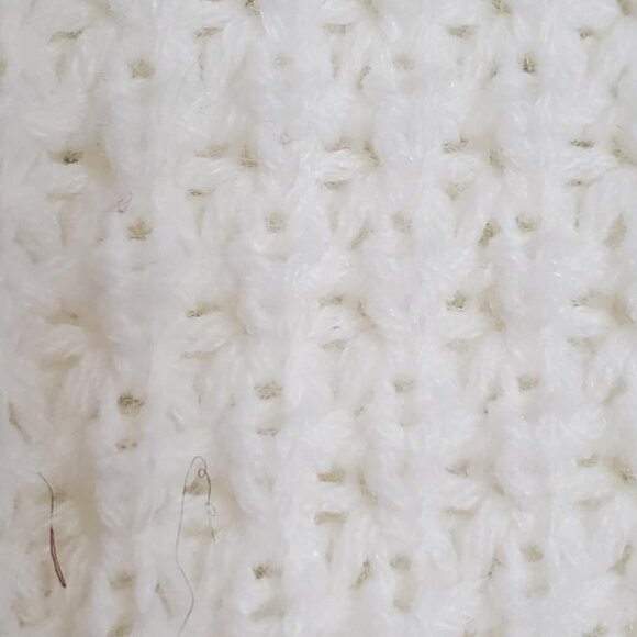 Black and White waffle knit sweater. - Picture 3 of 6